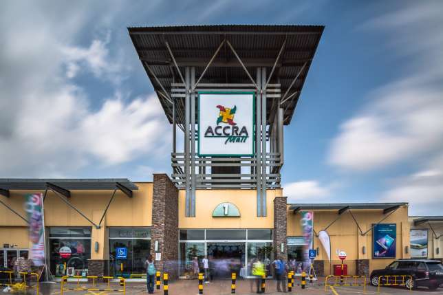 Breaking! Part of Accra Mall collapses