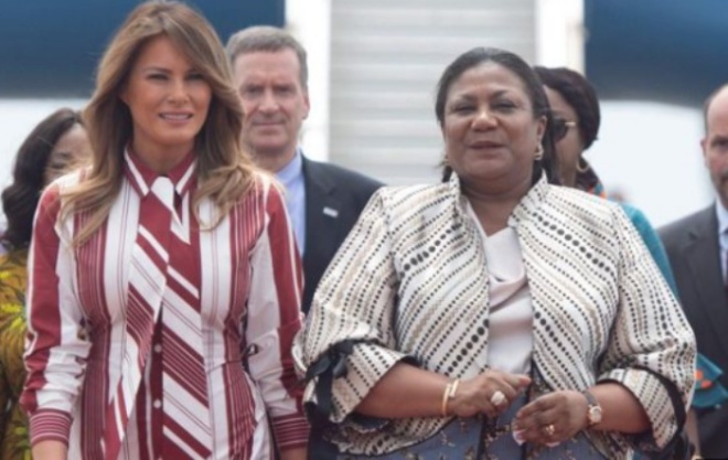 Mrs-Melania-Trump-and-Rebecca-Akufo